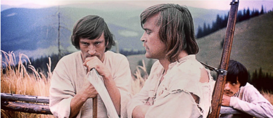 Ivan Mykolaichuk as Petro, the son of the musician Dzvonar